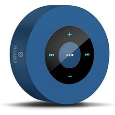 Xleader [Smart Touch] bezvadu skaļrunis SoundAngel Mini pārnēsājams Bluetooth skaļrunis ar ūdensizturīgu korpusu HD skaņas mikrofons TF AUX lieliski piemērots istabas ratiņiem pludmales kempinga dāvanas jūras zilā krāsā