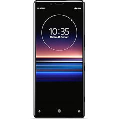 Sony Xperia 1 128 GB viedtālrunis (16,5 cm (6,5 collas) OLED displejs, trīskārša kamera, IP65/IP68, 6 GB RAM, Android 9, melns)