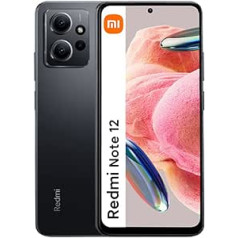 Xiaomi Redmi Note 12 viedtālrunis 8+128GB Rome 6,67 collu 120Hz AMOLED displejs Snapdragon 685 6nm procesors 50MP trīskāršā kamera 5000mAh Dual SIM 4G (agāta pelēks)