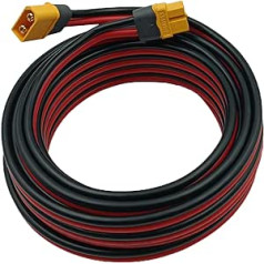 YIMIKEDAYA XT60 Extension Cable 12AWG XT60 Extension Male to Female Compatible with EcoFlow Powerstation 6M