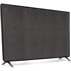 kwmobile 32 Inch TV Case - TV Screen Protector Cover - TV Screen Dust Cover - Dark Grey