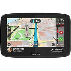 TomTom GO 620 Car Sat Nav (15,2 cm (6 collas), atjauninājumi, izmantojot WiFi, viedtālruņa ziņas, brīvroku ierīce, mūža pasaules kartes, satiksme, izmantojot viedtālruni