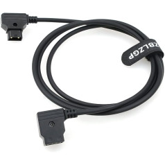 ZBLZGP D-Tap 2 kontaktu vīrišķais un vītnes P-Tap pagarinātāja akumulatora barošanas kabelis IDX Anton-Bauer V veida stiprinājuma akumulatoram ar zelta stiprinājumu ARRI sarkanā kamera (1,5 m)