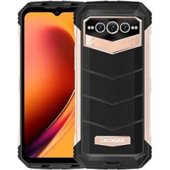 DOOGEE 5G āra viedtālrunis bez līguma VMAX, 22000 mAh akumulators, izmērs 1080 astoņkodolu 12GB + 256GB, 6,58 collas 120Hz FHD+, 108MP trīskāršā AI kamera (20MP Night Vision), mobilā Android 12 IP68