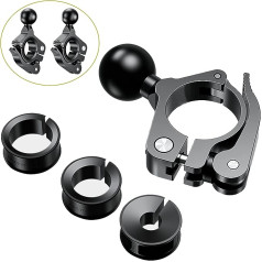 1 Inch Ball Mount Accessories Aluminium Alloy Suitable for Handlebar Mount Ball Compatible with 1 Inch Ball Pan Systems (R18*2)