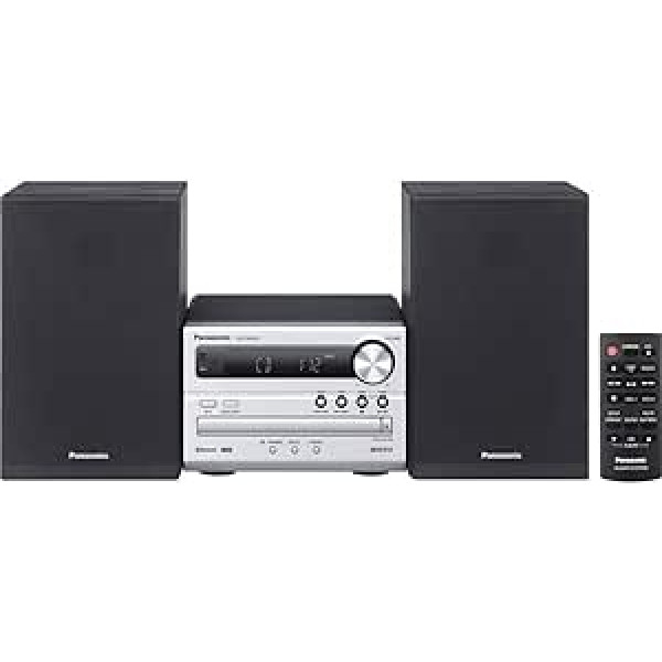 Panasonic Micro HiFi SC-PM250EG-S (20 vatu RMS, CD, UKW, Bluetooth)