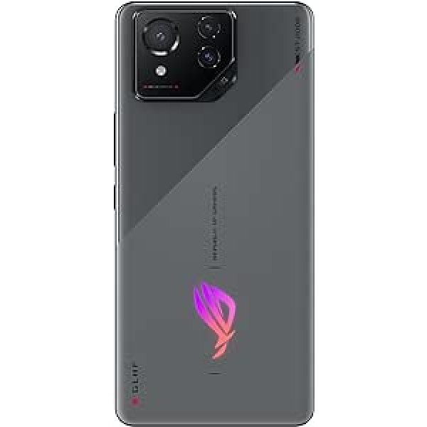 ASUS ROG Phone 8, ES oficiālais tālrunis, Rebel Grey, 12 GB RAM, 256 GB atmiņa, Snapdragon 8 Gen 3, 6,78 collu AMOLED 165 Hz, 50 MP Gimbal kamera