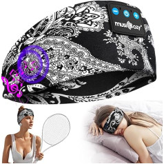 Sleep Headphones Bluetooth, Sleep Headphones Wireless 5.2 Headband Sleep Headband Sporta austiņas ar HD stereo skaļruni, Dāvana tehniskajiem sīkrīkiem vīriešiem/sievietēm, Sports, Sānu guļamvietas