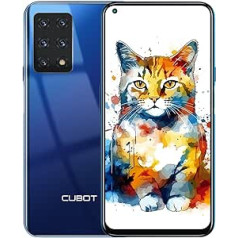 CUBOT X30P viedtālrunis, 16 GB+256 GB/1 TB Android 13 Hody 6,4 collu FHD+ displejs 4200 mAh 48 MP+32 MP kamera 4G Dual SIM/Fingerabdruck/NFC/GPS/OTG-Blau