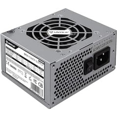 Fuente Alimentaci??n Unykach SFX mATX (Formato cuadrado) 450W - 1x ventilador 8cm - 24 pins - 2 x SATA - 2 x Molex - 1 x 20+4 pin - 1 x 4 pin 12V - CE - RoHS