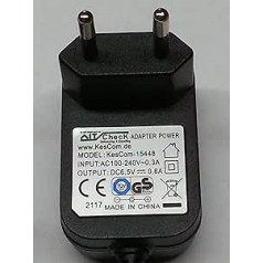 6,5 V 600mA Power Supply/Charger Power Supply Compatible With SIEMENS GIGASET AS280, AS285