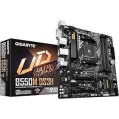 Gigabyte B550M DS3H Motherboard Black