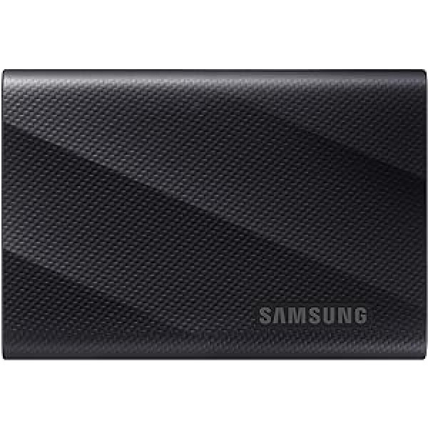 Samsung MU-PG4T0B/EU portatīvais SSD T9, 4TB, 2000 MB/s lasāms, 2000 MB/s rakstīšanas ātrums, USB 3.2 Gen.2x2, ārējais cietais disks profesionāliem lietotājiem, savietojams ar Mac, PC, Android un 12K kamerām