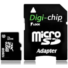 Digi-Chip 128GB Micro SD Memory Card for Xiaomi Redmi Note 9, 9S, 9 Pro, 9 Dual Sim, Redmi 8A, Mi 10 Lite, Poco X2 Phones and Smartphones