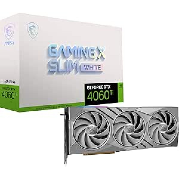 MSI GeForce RTX 4060 Ti Gaming X Slim White 16G