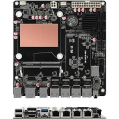 Szbox N100 NAS 12th Gen Motherboard Processor DDR5 Memory NAS Computer Component Accessories AMD Mini ITX Motherboard Type-C HDMI2.1 Interface (Qiaosibo Radiator)