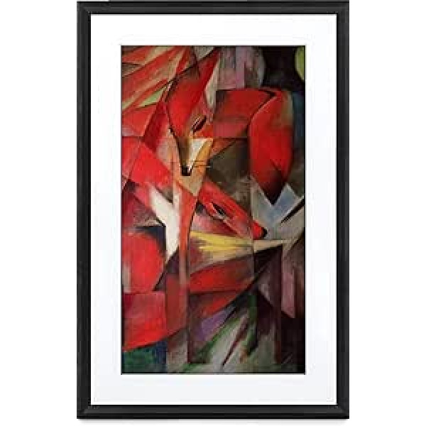 MEURAL Canvas Smart Art, digitālais HD kanvas 41 x 61 cm (melns rāmis, 21,5 collas, gleznas un fotogrāfijas ir reproducētas reālistiskā detaļā, Wi-Fi, izmantojot Netgear lietotni)