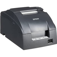 Epson TM-U220B Dot Matrix Compact POS Impact Receipt and Kitchen Label Printer - DK Port and Ethernet Connectivity - Print Speeds up to 6.0 lps, 4 Lines per Second, Auto Cutter, MPOS