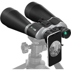 ESSLNB Binoculars Astronomy 13-39X70 Zoom Binoculars Adult with Mobile Phone Adapter Tripod Adapter and Bag