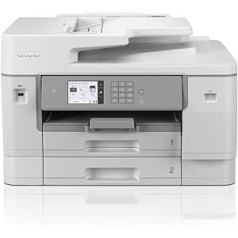 Brother MFC-J6955DW DIN A3 Business Ink 4-in-1 Multifunctional Device (30 Pages Min, Inkjet, USB, LAN, WLAN, Duplex Printing) White Grey 576 x 477 x 375 mm (W x D x H)