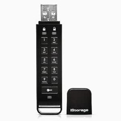 iStorage datAshur Personal2 64 GB Secure Flash Drive Password protected Portable Military Grade Hardware Encryption