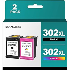 302XL Printer Cartridges Replacement for HP 302 Printer Cartridges 302 XL for HP Envy 4525 4520 4522 4527 4524 DeskJet 3630 3636 3638 3639 1110 2130 OfficeJet 3830 3831 3831 30 833 5220 5230