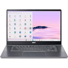 Acer Chromebook 515 (CB515-2HT-39N3) klēpjdators | 15,6 collu FHD skārienjutīgs displejs | Intel Core i3-1215U | 8 GB RAM | 256 GB SSD | Intel UHD grafikas | ChromeOS Core | Pelēks