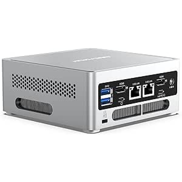 MINIS FORUM Mini PC NAB5, Intel Core i5-12450H 8 kodolu centrālais procesors 32GB DDR4/512GB SSD mini galddators, HDMI/USB-C, WiFi, USB3.2 Gen2