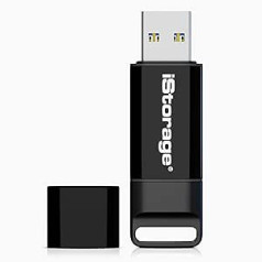 iStorage datAshur BT 16 GB, šifrēts drošs zibatmiņas disks, atbloķēt, izmantojot viedtālruni, izmantojot Bluetooth, FIPS 140-2, 3. līmeņa sertifikācija, gatavs attālai pārvaldībai, IS-FL-DBT-256-16