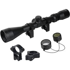 FOCUHUNTER Tactical Rifle Scope 3-9 x 40 mm Compact SFP Optic Rifle Scope FMC MOA Reticle Waterproof and Shockproof with Weaver/Picatinny Rail Mounts and Lens Cap Set