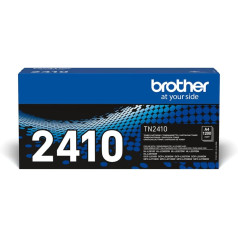 Brother TN-2410 melnā tonera kasetne (Brother HL-L2310D, HL-L2350DW, HL-L2370DN, HL-L2375DW, DCP-L2510D, DCP-L2530DW, DCP-L2550DN, MFCL2DN, MFCL21, MFCL21, MFCL27 30DW, MFC-L2750DW) melns, melns