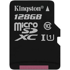 Kingston MicroSD Canvas Select Class Speeds 128gb