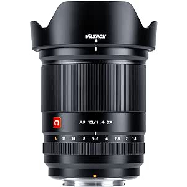 VILTROX 13 mm F1.4 XF Fuji Lens Auto Focus īpaši plata leņķa objektīvs Fujifilm X-Bayonet kamerai X-T30 X-T4 X-T3 X-Pro3 X-Pro2 X-H1 X-T200 X-E2 X-A1 Black