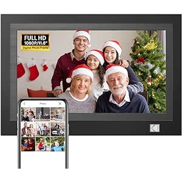 WiFi digitālais attēlu rāmis, HD 1920 x 1080 KODAK Touch elektroniskais attēlu rāmis, 11,6 collas, inteliģents elektroniskais attēlu rāmis ar 32 GB atmiņu