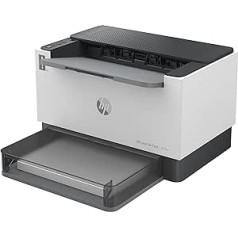 HP Laserjet Tank 1504w lāzerprinteris ar divjoslu Wi-Fi, Bluetooth LE, HP Smart App, iekļauts oriģinālais HP toneris līdz 5000 lapām, 22 lappuses/min, drukā uz abām pusēm, enerģijas taupīšana, balts