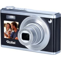 Rollei Compactline 10X – 60 MP – 10x optiskā tālummaiņa; Pašbildes displejs; Izbaudiet pilnību katrā attēlā, izmantojot elektronisko stabilizāciju