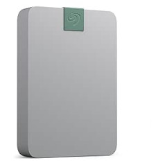 Seagate Ultra Touch HDD 4 TB ārējais cietais disks, 2,5 collas, USB-C un USB C, 6 mēnešu Dropbox un Mylio, 2 gadu glābšanas dienests, modeļa Nr.: STMA4000400