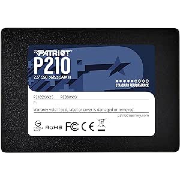 Patriot P210 iekšējais cietvielu disks 128 GB SSD SATA 3 2,5 collas