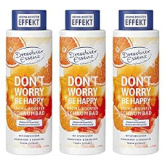 Dresdner Essenz Bubble Bath Don't Worry, Be Happy 3 x 500 ml Vegan Bath Additive Pack of 3