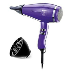 Valera Vanity Comfort Professional Ionic Hair Dryer Super Light for Quiet and Quick Drying 2000 Watt Pretty Purple