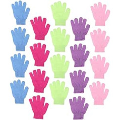 Amosfun Pack of 72 Bath Gloves Sponge Exfoliating Mesh Mitten Mesh Pouf Body Scrubber Glove for the Bath Natural Gloves Washing Tape Oil Take a Bath Nylon Exfoliating Brush Man