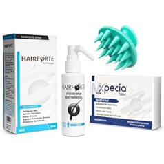 Xpecia Komplekts pret matu izkrišanu Xpecia + Hair Forte DHT Blocker Hair Growth Kit Men