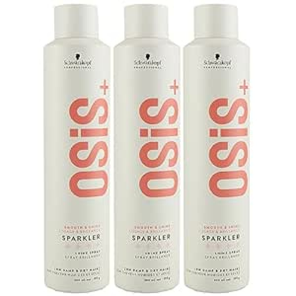 Schwarzkopf OSiS+ Sparkler 3 x 300 ml Osis Finish Instant Shiny Shimmer