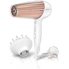 Philips DryCare Prestige matu žāvētājs ar MoistureProtect sensoru HP8280 / 00, 2300 W, līdzstrāvas motoru un 2 piederumiem