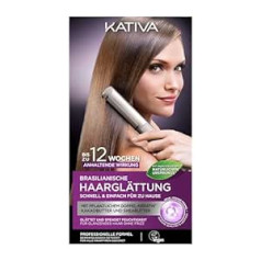 Kativa matu iztaisnošanas līdzeklis Keratin Xpress - melns