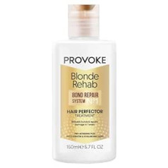 Provoke Blonde Rehab N0'1 Hair Perfector Treatment 150 ml, atjauno saites un novērš bojājumus 1 mazgāšanas reizē, keratīns un hialuronskābe, blondiem bojātiem matiem