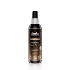 Ahuhu Style & Finish Sensational Heat Styler (200 ml) - Silicone-Free Styling Spray & Heat Protection in One, Maintains Elasticity & Shine, with Chestnut Extract for Moisture Protection