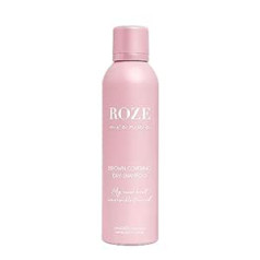 Roze Avenue Dry Shampoo Brown | Brūnais pārklājošais sausais šampūns | Vegāns un bez cietsirdības | Daudzfunkcionāls matu līdzeklis | Fiksējoša matu laka sievietēm