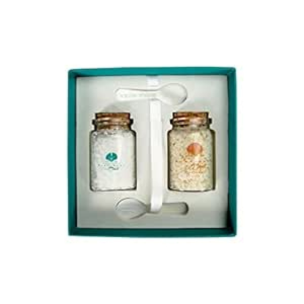 Well2Wellness ® Bora Bora jūras sāls – jūras sāls 2 daļās komplekts ar Salzarena Natural Pure un Coconut šķirnēm