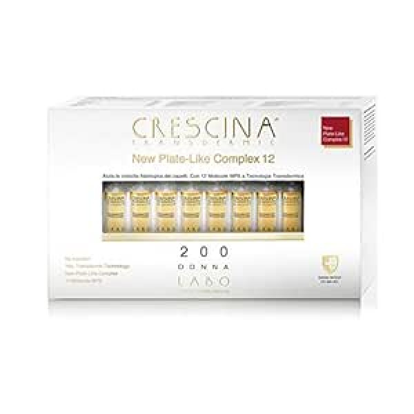 Crescina Labo Crescina Трансдермальный новый пластинчатый полный набор 12 Рост 200 Для женщин 20 ампул